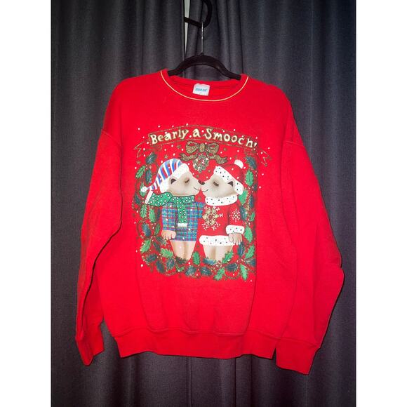 Ugly Christmas Sweater Sweaters - Ugly Christmas Sweater Xmas Sweatshirt Crewneck Size Medium Bears